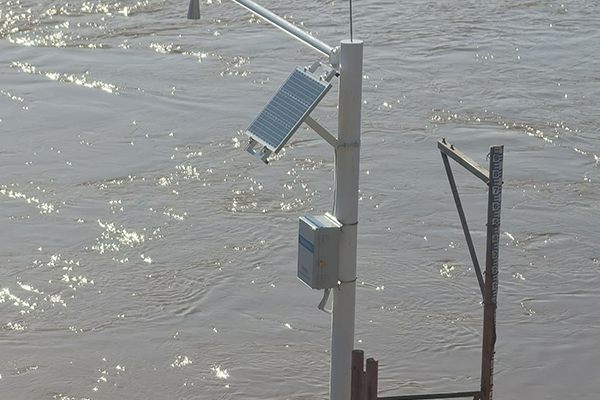 東營墾利區水位監測站安裝案例